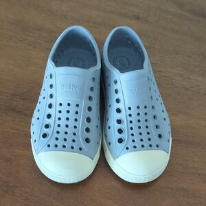 Native Kids Gray Slip-On Shoes